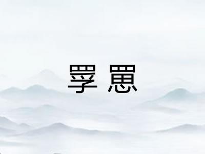 罦罳