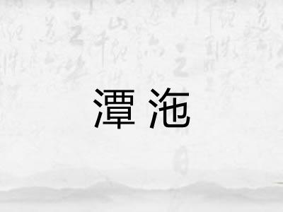 潭沲