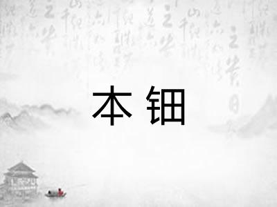 本钿