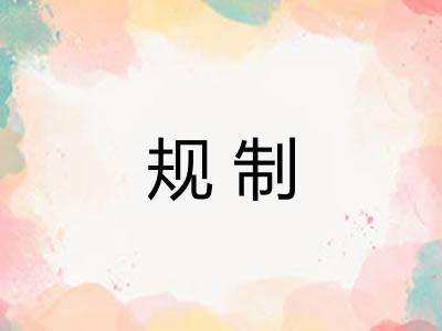 规制
