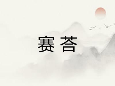 赛荅