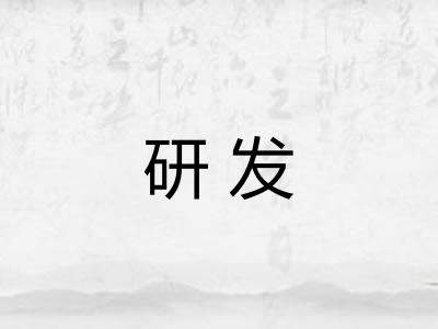 研发 研发