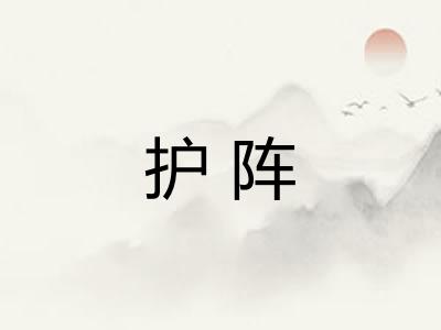 护阵 护阵