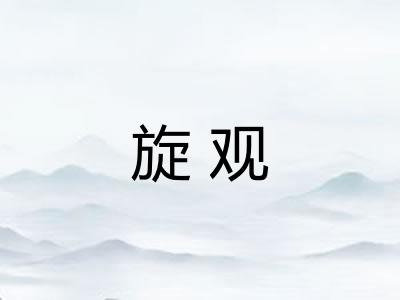 旋观