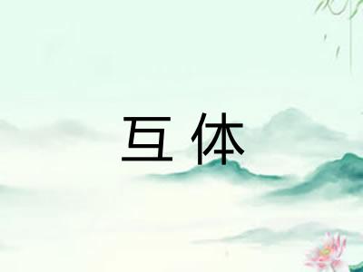 互体