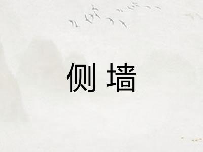侧墙