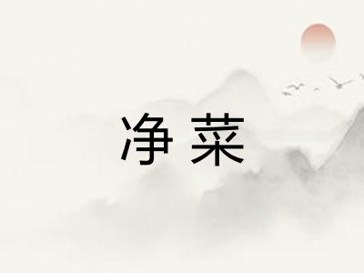净菜