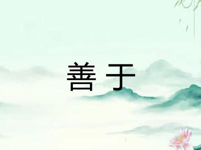 善于