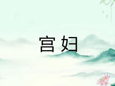 宫妇 宫妇