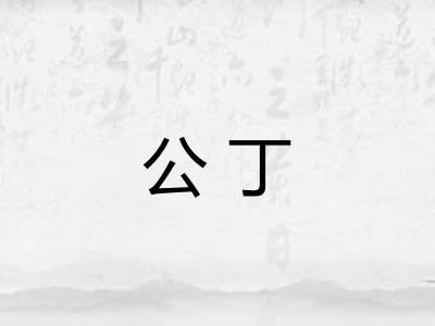 公丁