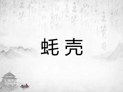 蚝壳