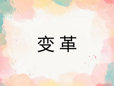 变革 变革