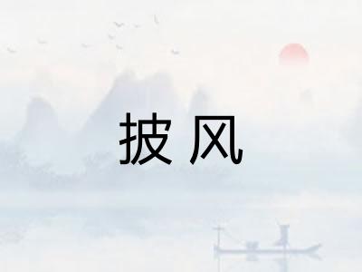 披风