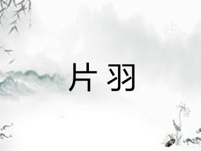 片羽