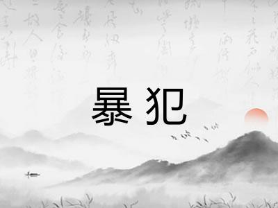 暴犯