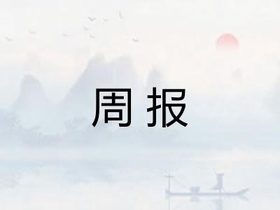 周报 周报