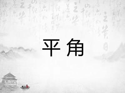 平角