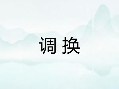 调换