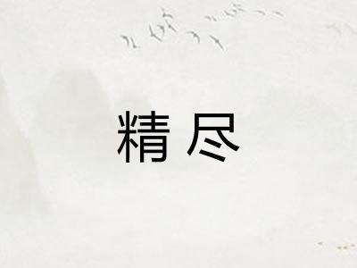 精尽