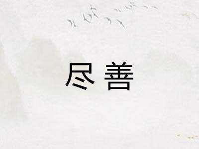 尽善