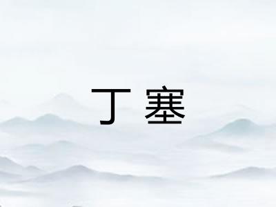 丁塞 丁塞