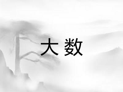 大数 大数
