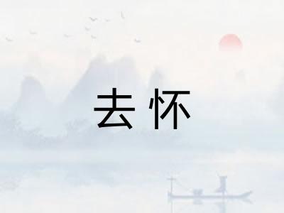 去怀