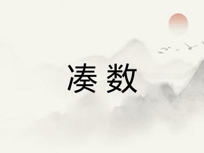 凑数