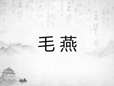 毛燕