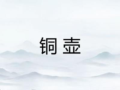铜壶 铜壶
