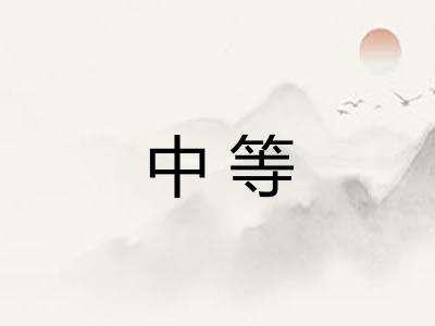 中等
