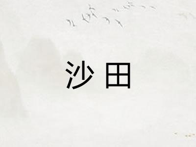 沙田