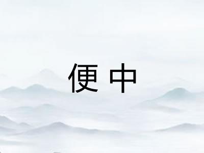 便中