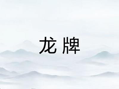 龙牌