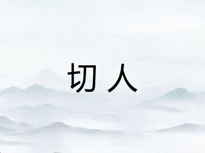 切人