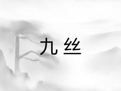 九丝 九丝