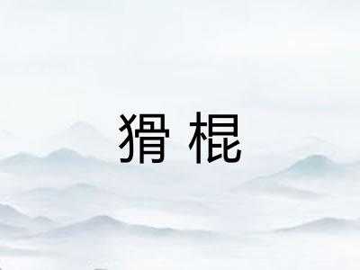 猾棍