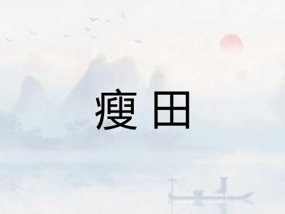 瘦田