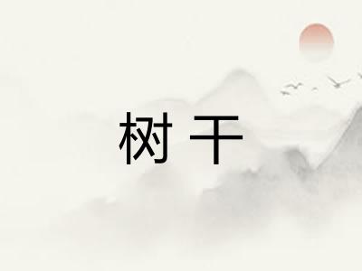 树干 树干
