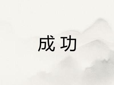 成功