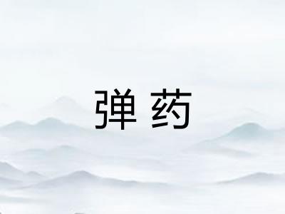 弹药