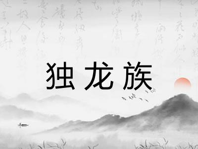 独龙族 独龙族