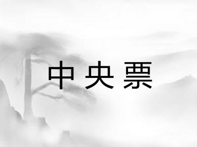 中央票