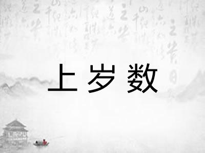 上岁数 上岁数