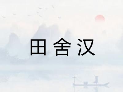 田舍汉