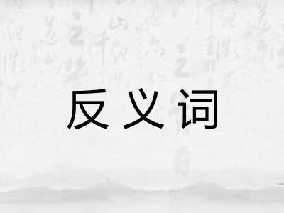 反义词