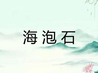 海泡石