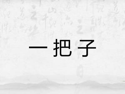一把子