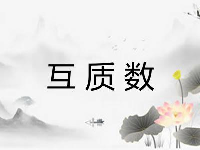 互质数
