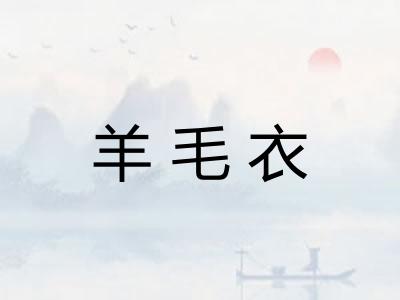 羊毛衣 羊毛衣